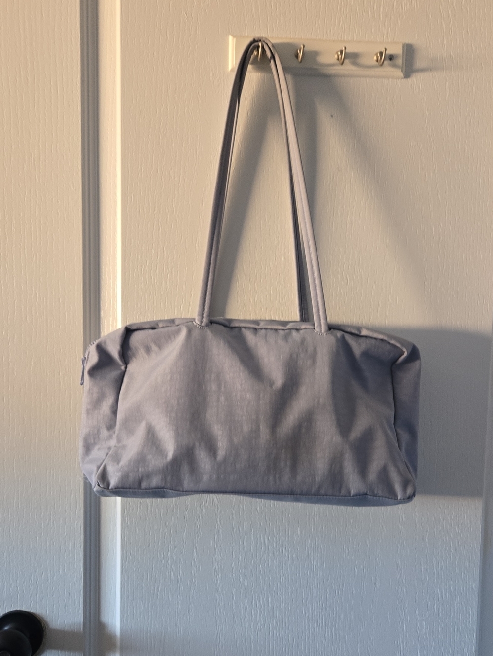 BAGGU Light blue bowler Shoulder Bag